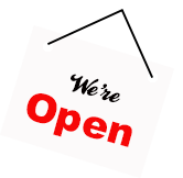 We’re Open!